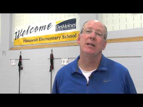 Hanawalt PE Teacher Recognized - DMPS-TV News - Des Moines Public Schools