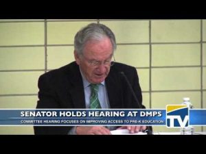 U.S. Senator Tom Harkin Holds Hearing at Mitchell – DMPS-TV News thumbnail
