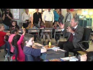 Sen. Tom Harkin Visits Brubaker Elementary thumbnail