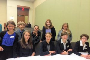 The Merrill/Cowles mock trial team finished 9th at this year's state championship.