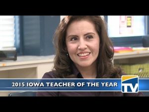 Clemencia Spizzirri Awarded 2015 Iowa Teacher of the Year – DMPS-TV News thumbnail