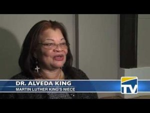 Dr. Alveda King Visits North & Hiatt- DMPS-TV News thumbnail