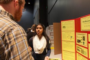 The 7th annual DMPS Science Fair was held  Thursday, February 12 at the Science Center of Iowa. 216 middle and high school students presented 191 different research projects to judges, parents, teachers and the public. 