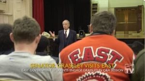 Senator Grassley Does Q&A at East thumbnail