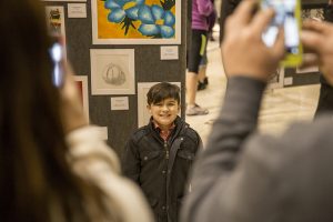 The annual DMPS Art Exhibit is at Capital Square in downtown Des Moines through March 1.