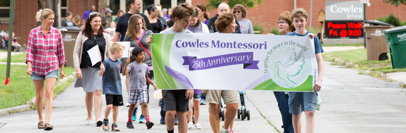 Cowles Montessori Begins 25th Year with Annual Peace Walk