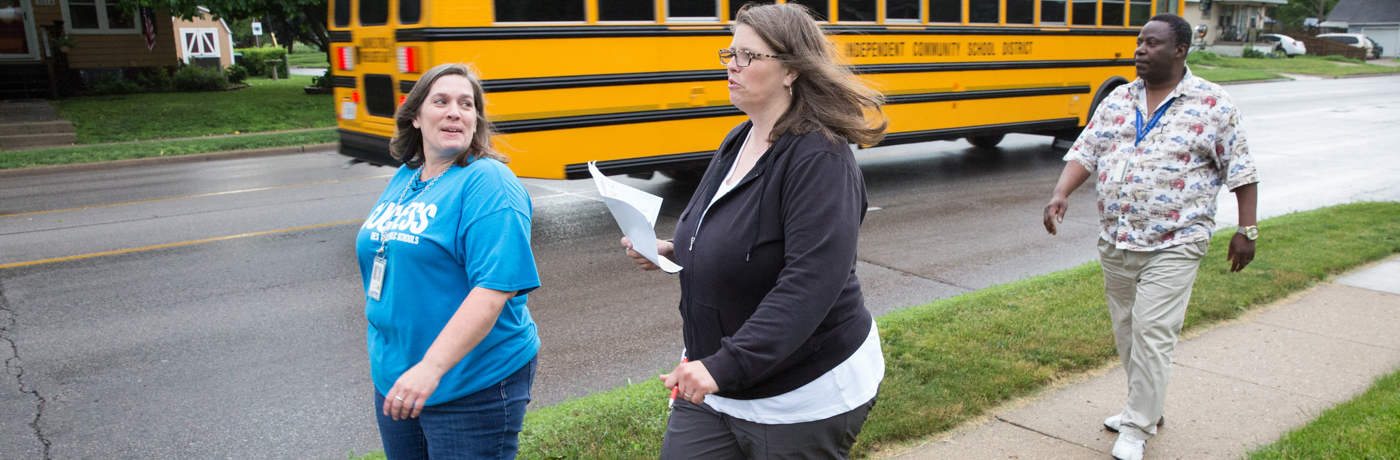 Scouting the Routes for Safe Walks to School in Des Moines