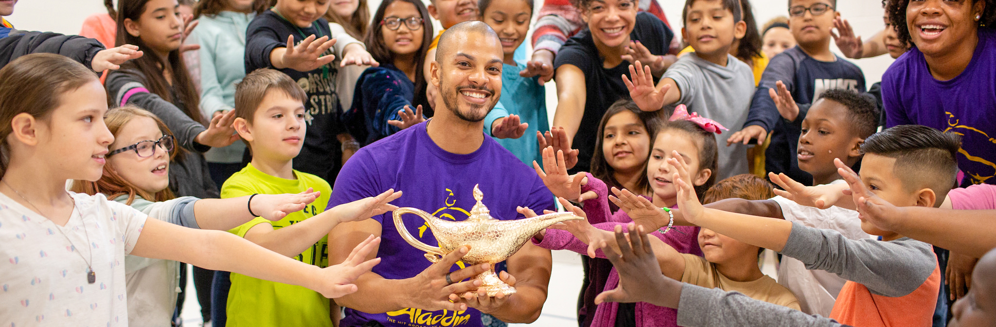 Aladdin Cast Makes Magic at Madison Elementary School