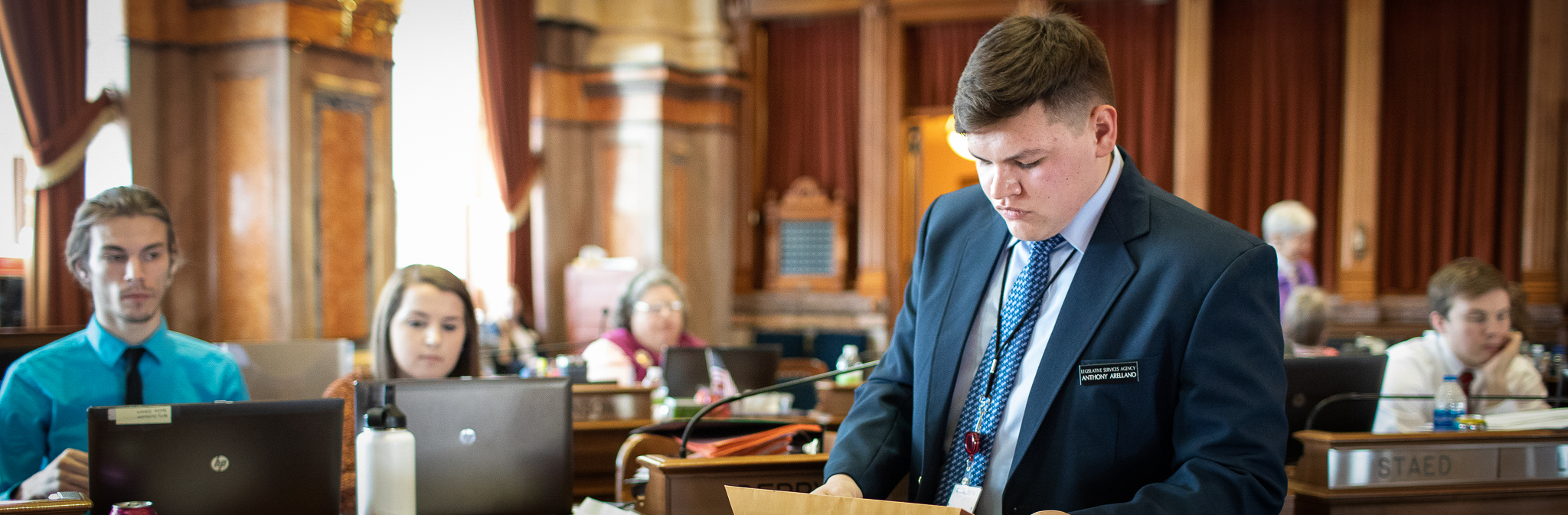 Senior Writes Another Page in East’s Legislative Tradition
