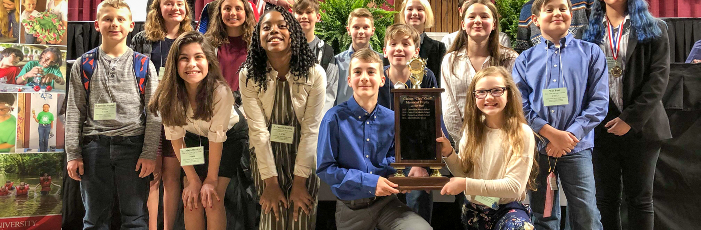 Merrill Repeats as Top Middle School at State Science Fair