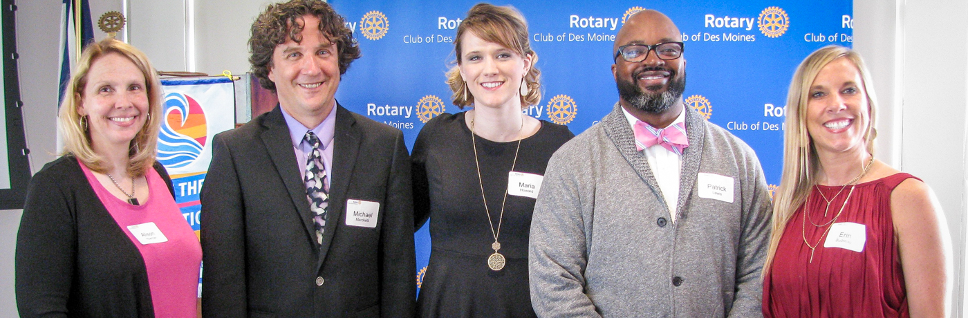 Rotary Club Honors Five as Educators of the Year