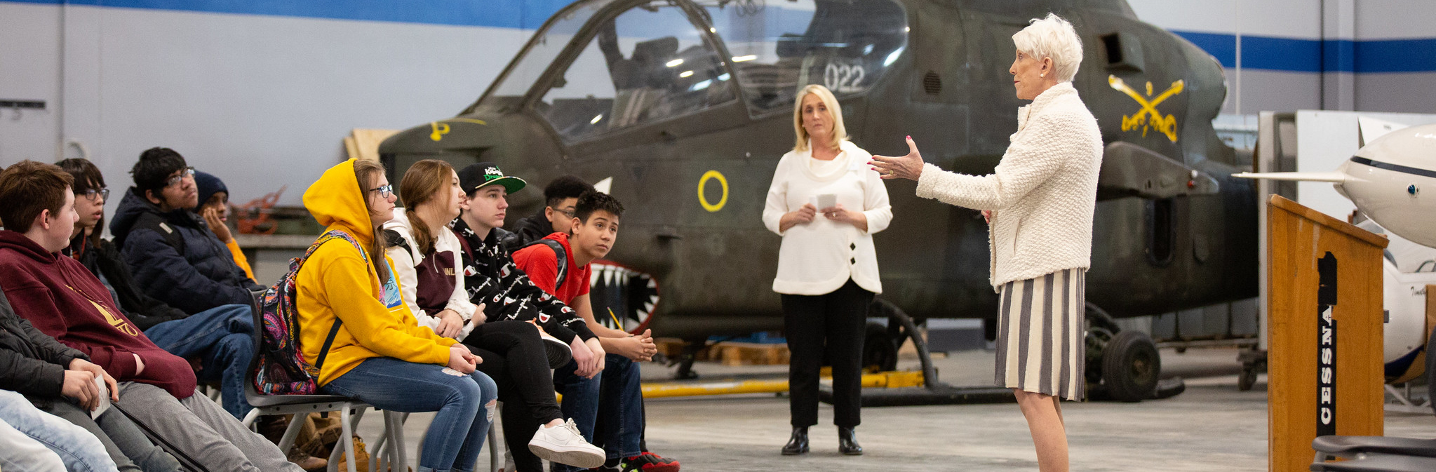Aviation Tech Academy Hosts a High-Flying Special Guest