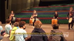 Deaf Program Partakes in Taiko Workshop thumbnail