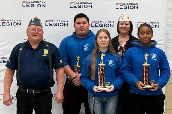 American Legion State Championships Indvidual winners, Hope Dobek State Champion, Lizzea Wright 2nd, Hai Ter 3rd (2)