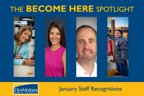 The Become Here Spotlight: January Staff Recognitions