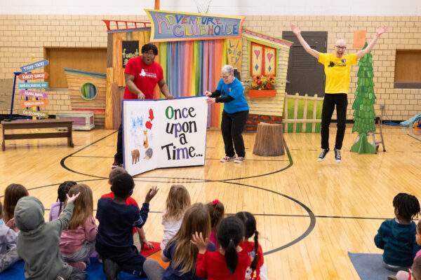 playhouse putting on a children's show